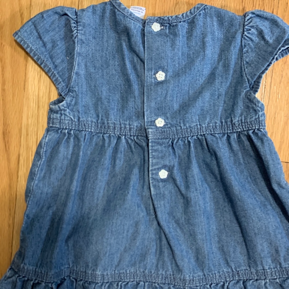 Infant girls BabyGap Denim Dress 12-18 months - Picture 7 of 7